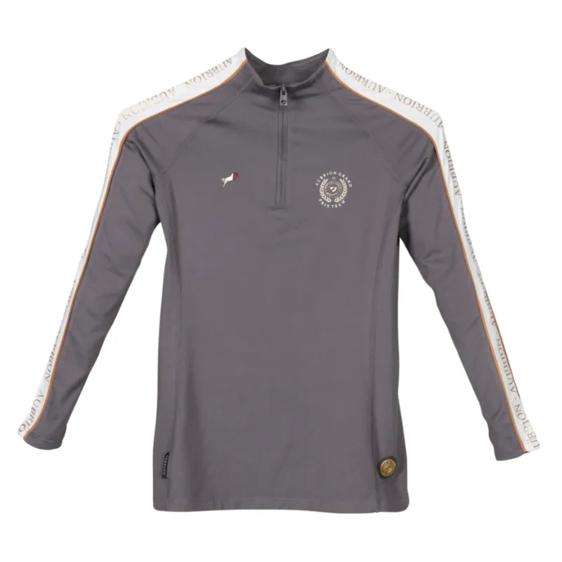 Aubrion Team Winter Base Layer - Young Rider Grey